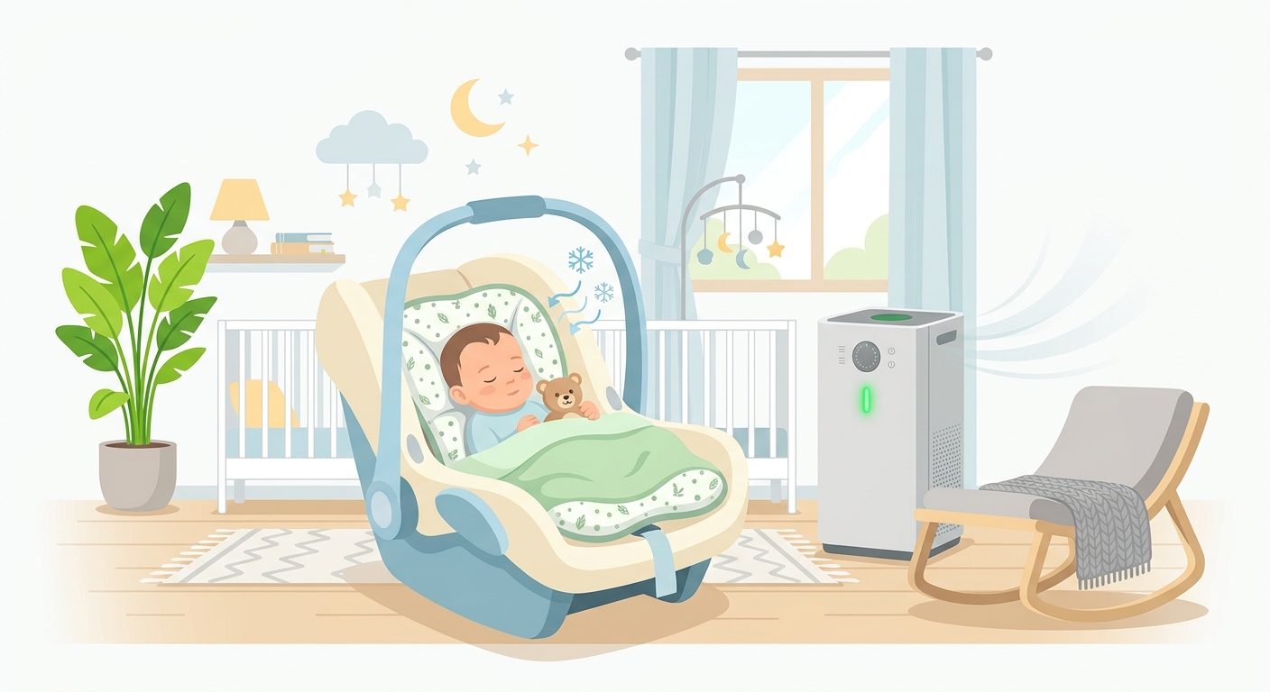 Baby Car Seat Cooling Pads to Check Before Spring Outings: How to Choose One That Helps Reduce Heat Rash Worries 관련 이미지