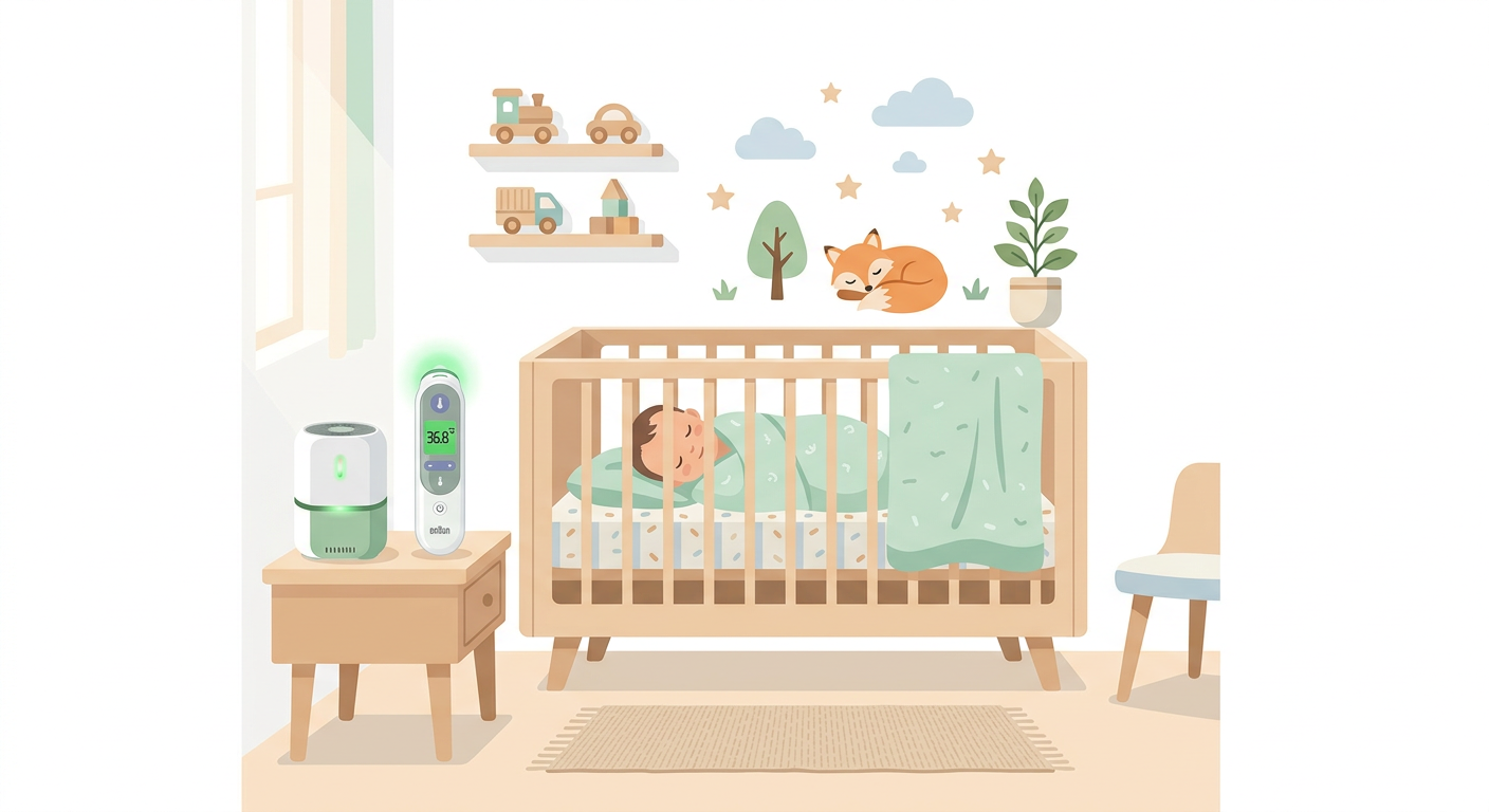 Forehead vs Ear Thermometer for Kids: Which One Is Less of a Hassle When Your Child Has a Fever? 관련 이미지
